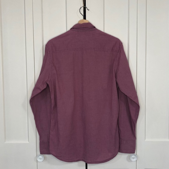 Lee Jeans brushed cotton red and blue button down shirt / M - Picture 2 of 5